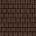 Тротуарная плитка Armor, 80 мм, коричневый, бассировка