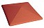 Клинкерный заборный оголовок KING KLINKER 01 Ruby red, 445*445*90 мм
