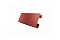 Планка H-образная 0,5 Satin с пленкой RAL 8004 терракота