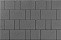 Тротуарная плитка 342 МЗ Новый Город 60 мм Темно-серый