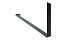 Планка примыкание верхнее к трубе фальц 0,45 PE с пленкой RAL 7024 мокрый асфальт
