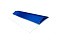 Планка стартово-финишная (Блок-хаус, Экобрус) 0,5 Satin с пленкой RAL 5005 сигнальный синий