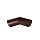 Угол желоба внутренний (Коричневый матовый (RAL8017))