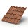 Металлочерепица МЕТАЛЛ ПРОФИЛЬ Трамонтана-X (PURMAN-20-Argillite-0.5)